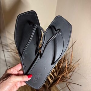 Black Textured Sole for Footwear
